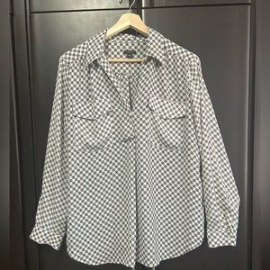 Ann Taylor Factory Long Sleeve Women Blouse. Size XL